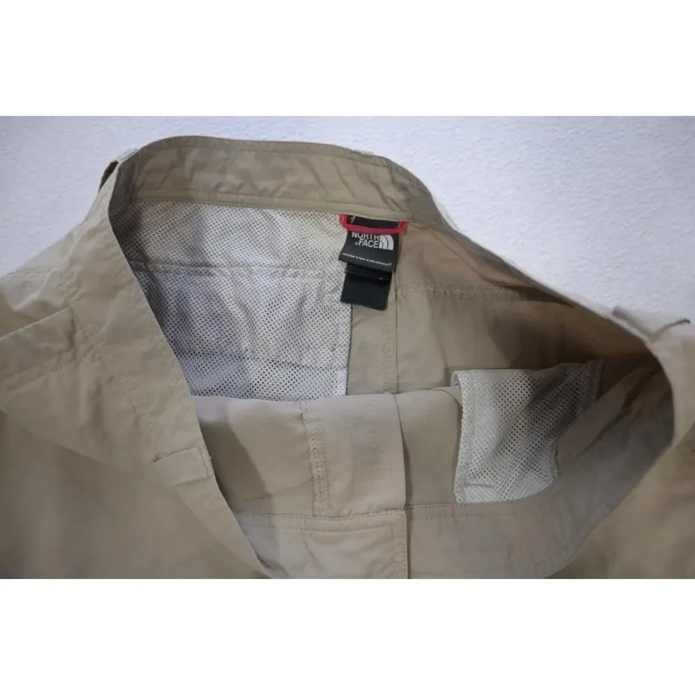 The‎ North Face Cargo Shorts Nylon Beige Fishing Hiking Mens Size 34